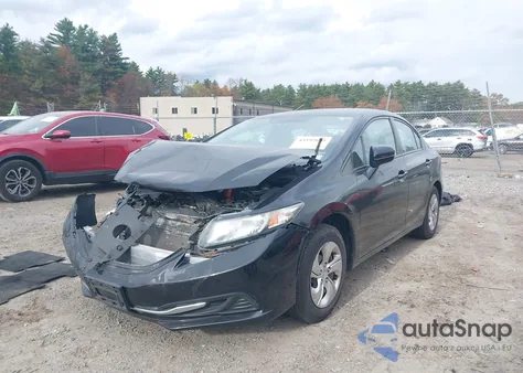 2015 Honda Civic Lx z USA, uszkodzony, nr VIN 19XFB2F55FE256024